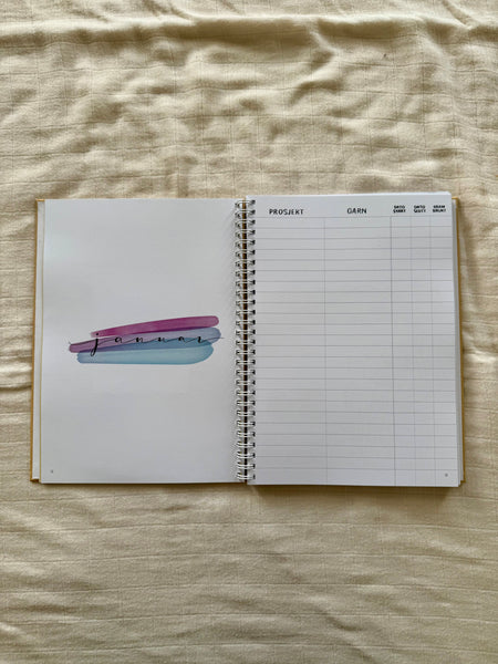 The Bullet Journal for Knitters 2026 - Norsk